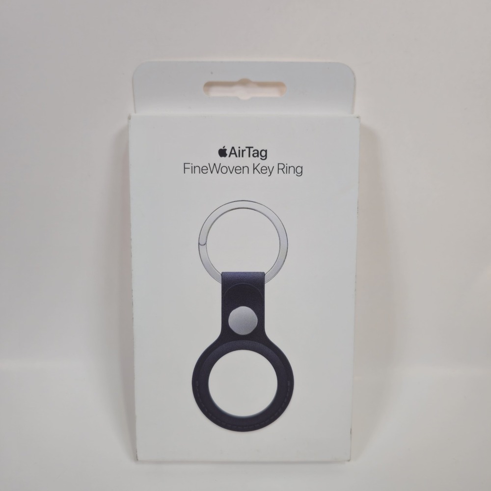 Apple AirTag FineWoven Key Ring Black MA7G4ZM/A New